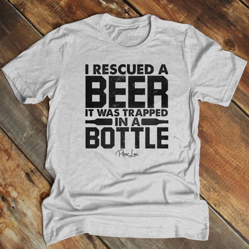 FLASH SALE | I Rescued A Beer Apparel, Printed In The USA, Tee Blue / Ash / Military Gree / Turf Green / White,...