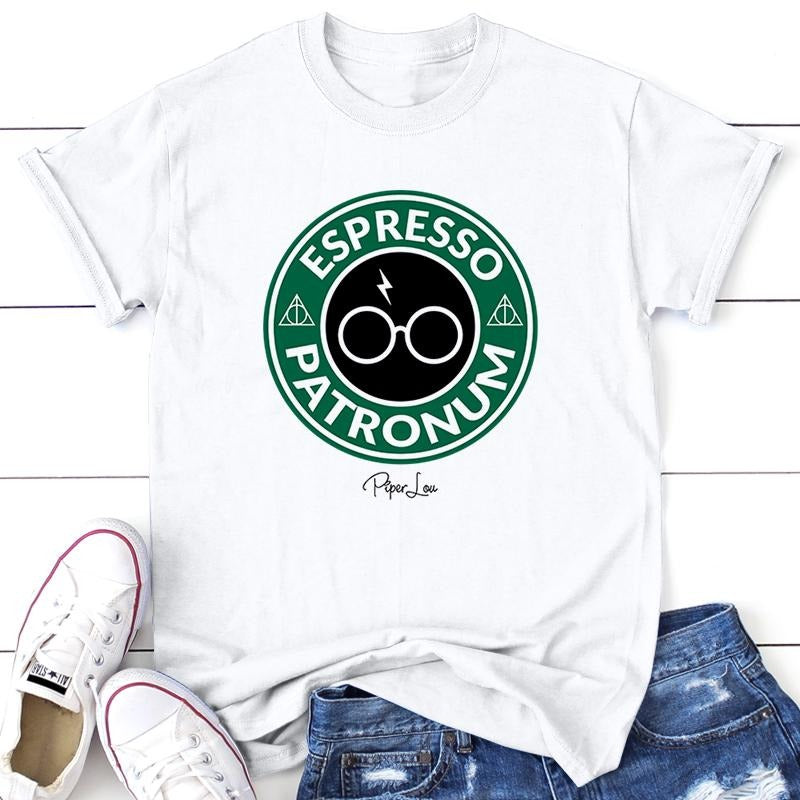 Espresso Patronum Tee, Proudly Printed In The USA, Tee Gray / White, #sassy #cute #colorprint Collar Cotton Hoodie,...