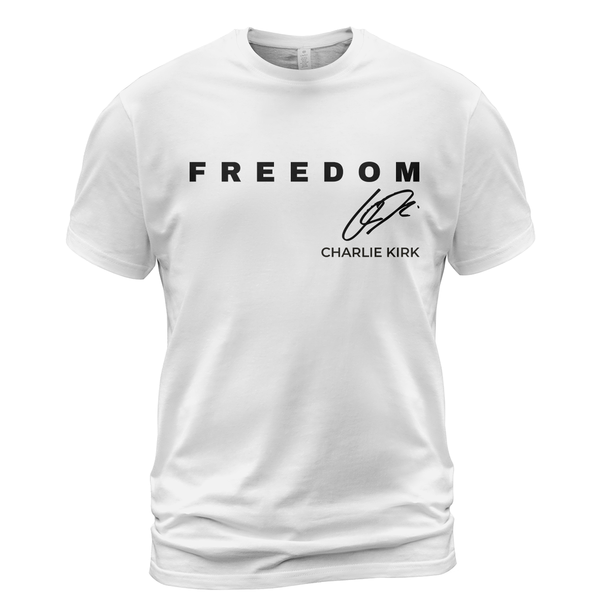 Freedom Charlie Kirk T Shirt - G Hoodie, Sweatshirt | WearSparks.com (Image 1)