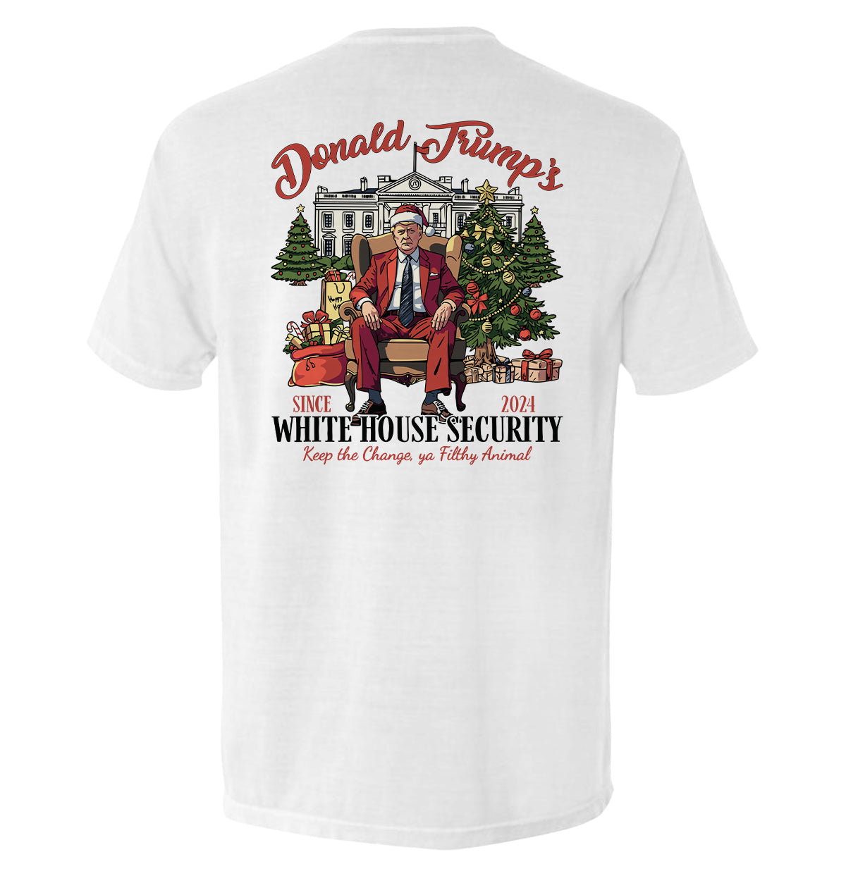Donald Trump's White House Security Christmas T-Shirts, Hoodie, Sweatshirt | WearSparks.com (Image 4)