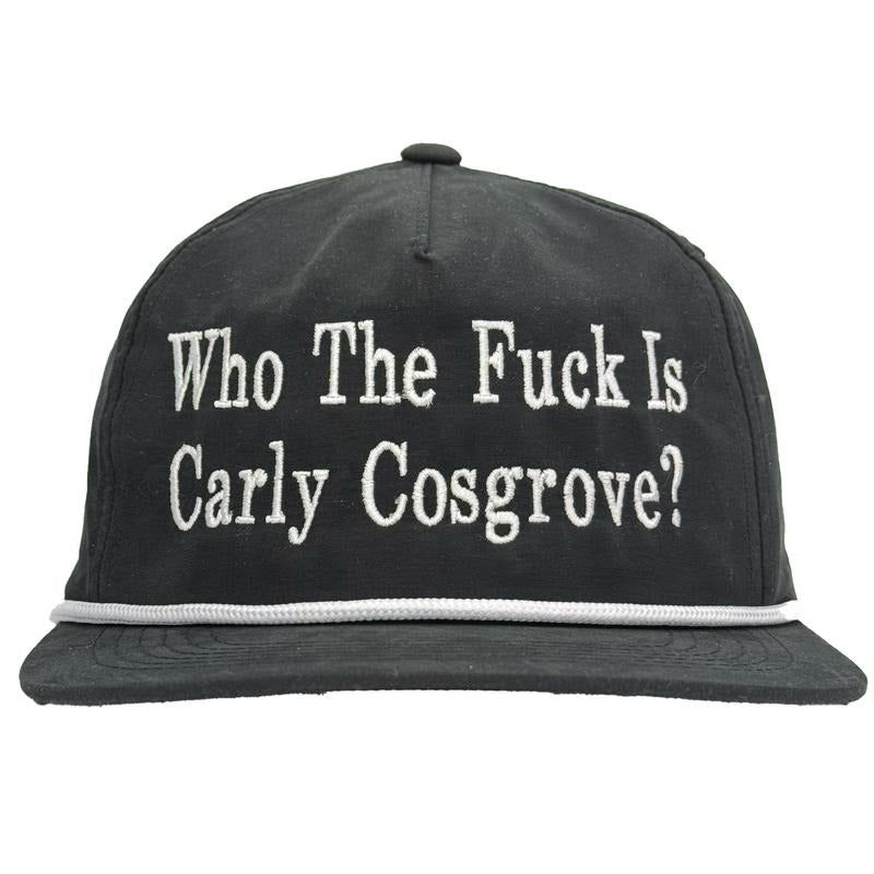 Who The F Is Carly Cosgrove Custom Embroidered Snapback T-Shirts, Hoodie, Sweatshirt | WearSparks.com