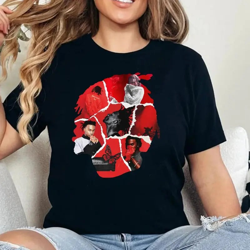 WhoIe L0tta Red Songs Head Retro Shirt PIaybol Carti Head Songs Retro Shirt Hoodie, Sweatshirt | WearSparks.com