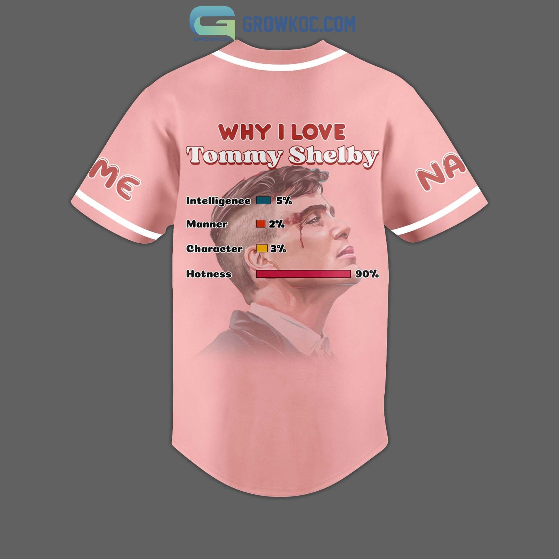 Why I Love Tommy Shelby Dilfest Dilf Ever Personalized Baseball Jersey
