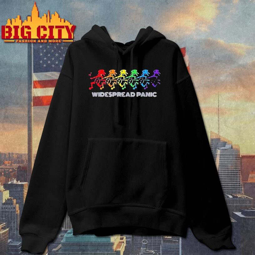 Widespread Panic Dancing Note Eater Rainbow Shirt