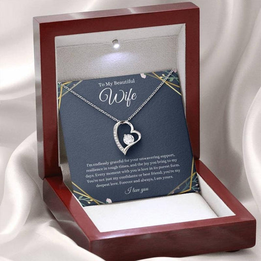 Wife Valentine's Day Gift, Necklace For Wife, Wife Birthday Gift, Wife Necklace, Wife Gift Ideas, Unique Gift For Wife,...
