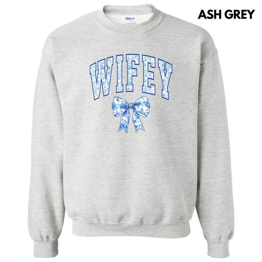 Wifey Ginger Jar Florals Sweatshirt 'NLB' T-Shirts, Hoodie | WearSparks.com