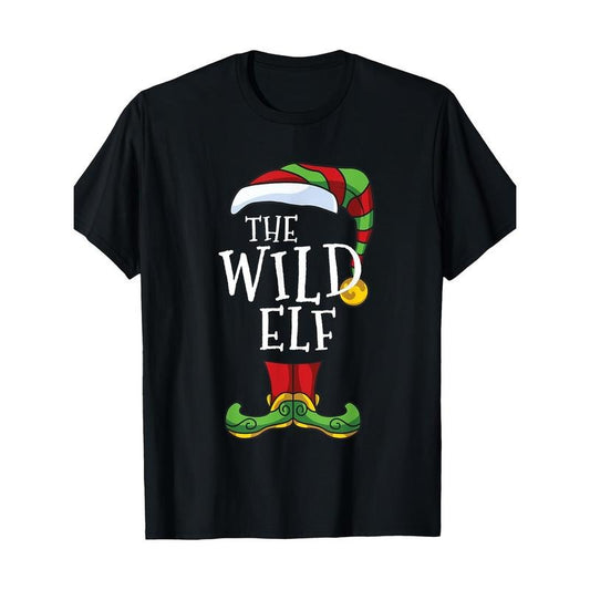 Wild Elf Graphic T-Shirt, 100% Cotton, Crew Neck, Short Sleeve, Regular Fit, Geometric Pattern, Slight Stretch, with...