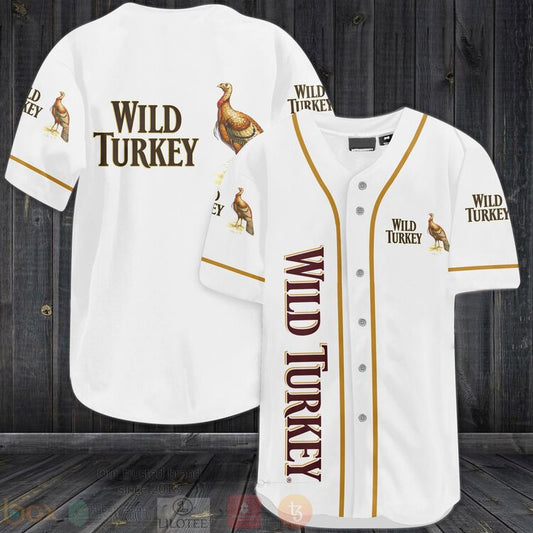 FASHION Wild Turkey Baseball Jerseys Botton Shirt