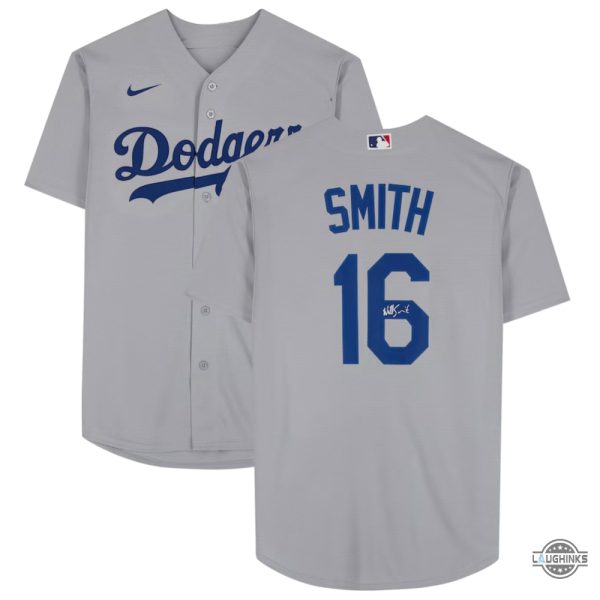 Will Smith Dodgers Baseball Jersey Shirt Replica Cheap