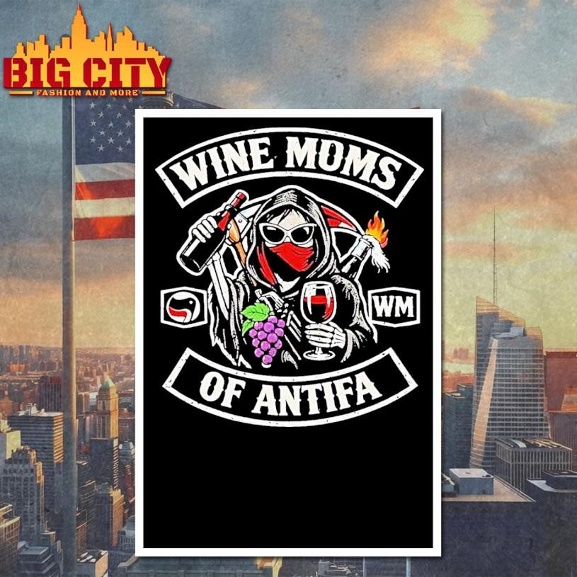 Wine Moms Of Antifa Reaper 2026 Shirt
