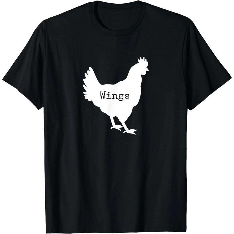 Wingin' It: Cluckin' Funny Chicken Wing Lover Graphic T-Shirt Hoodie, Sweatshirt | WearSparks.com