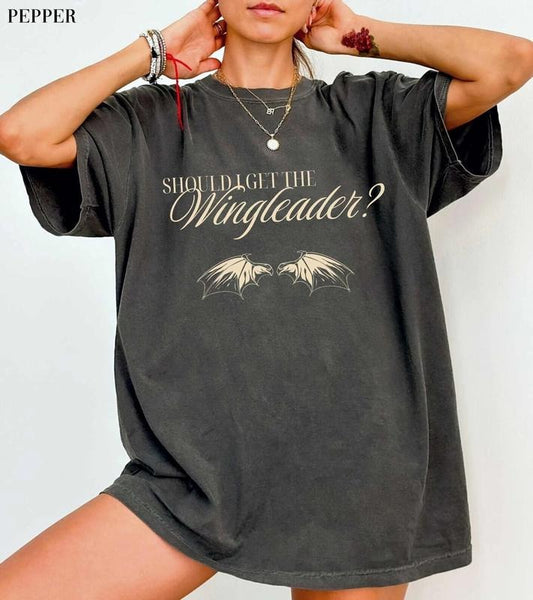 Wingleader Shirt Xaden Riorson Fourth Wing Merch Basgiath War Dragon Rider Violet Sorrengail Empyrean Rebecca Yarros...
