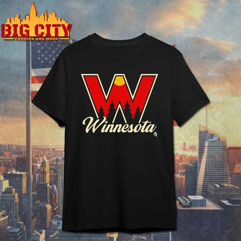 Winnesota W Hockey logo shirt