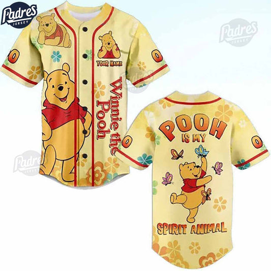 Winnie The Pooh Is My Spirit Animal Custom Baseball Jersey - Padres Jersey Oasis: Elevate Your Baseball Style Game...