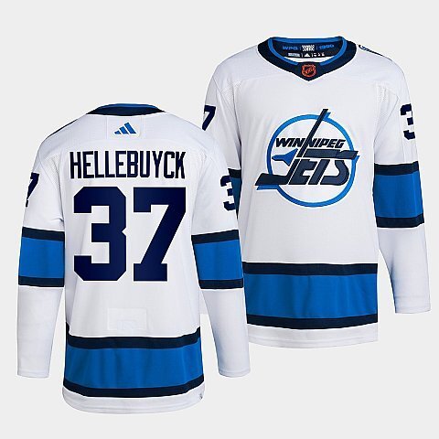 Winnipeg Jets #37 connor-hellebuyck-white-2022reverse-retro-2.0-authentic-primegreen-jersey