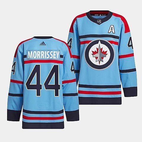 Winnipeg Jets #44 Josh Morrissey 2023-24 RCAF Centennial Light Blue Jersey