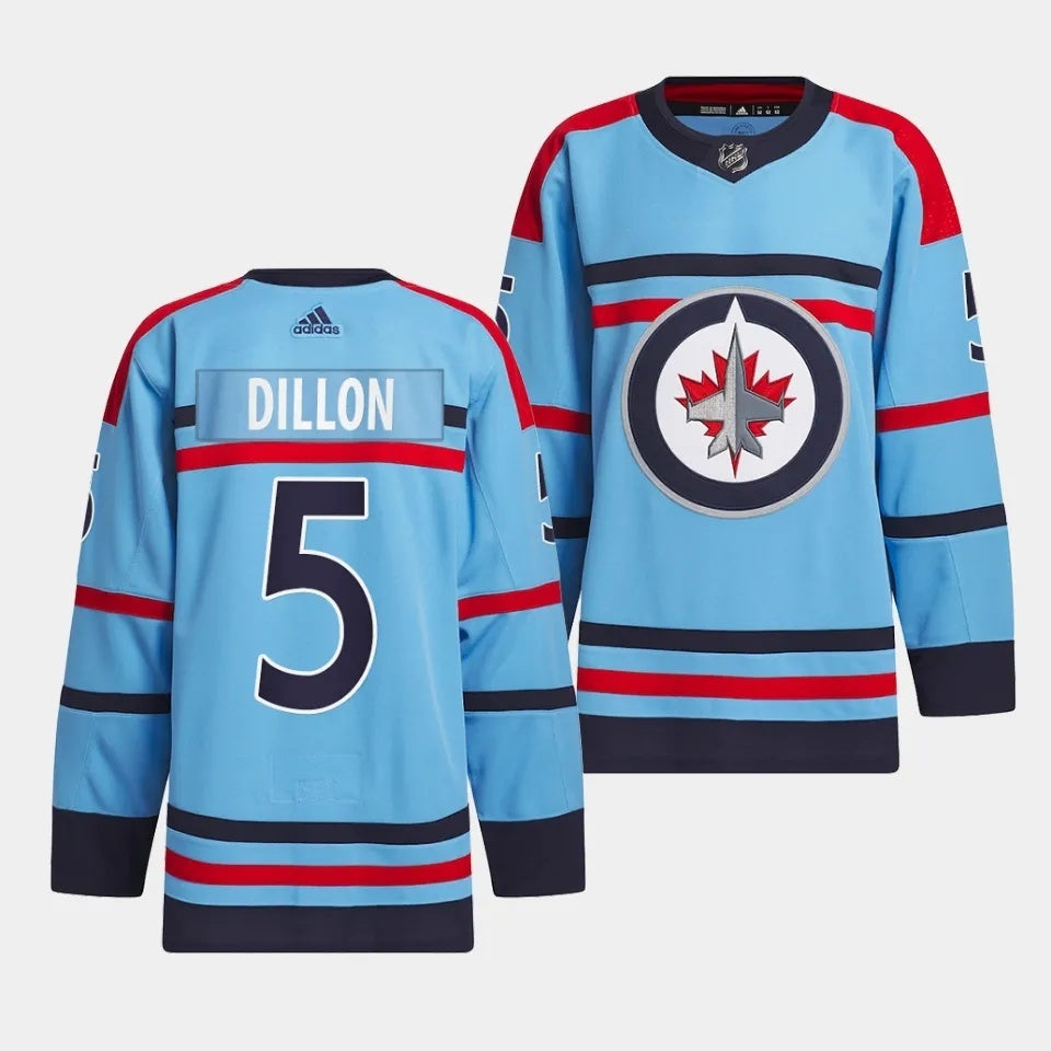 Winnipeg Jets #5 Brenden Dillon 2023-24 RCAF Centennial Light Blue Jersey