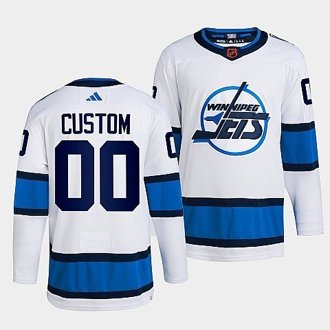 Winnipeg Jets #custom-white-2022reverse-retro-2.0-authentic-primegreen-jersey