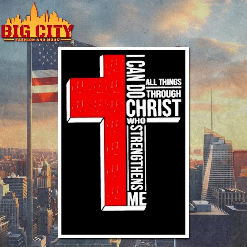 Wisconsin Badgers Womens Basketball I Can All Things Do Through Christ Who Strengthens Me Shirt