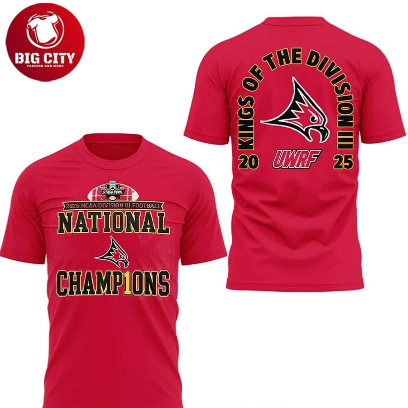 Wisconsin-River Falls Falcons King Of Division III Champions 2025 Two Sided Shirt