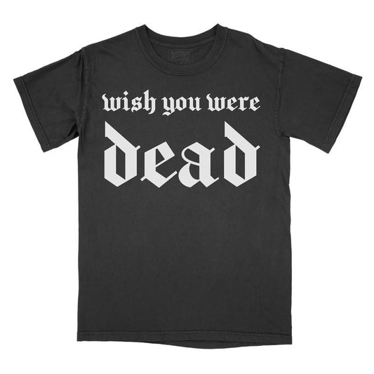 Wish You Were - Comfort Colors Tee PRINTED FONT Hoodie, Sweatshirt | WearSparks.com