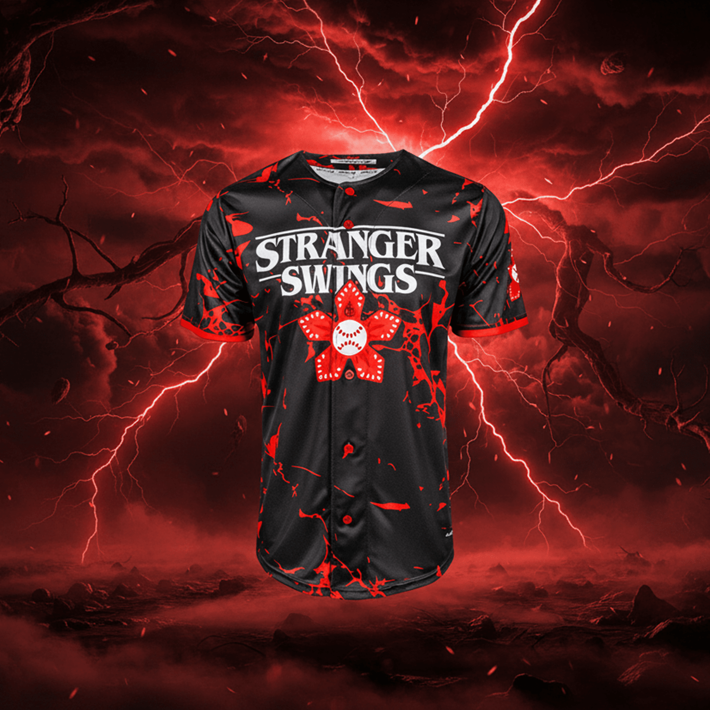 Stranger Swings Lifestyle Baseball Jersey *CUSTOM*