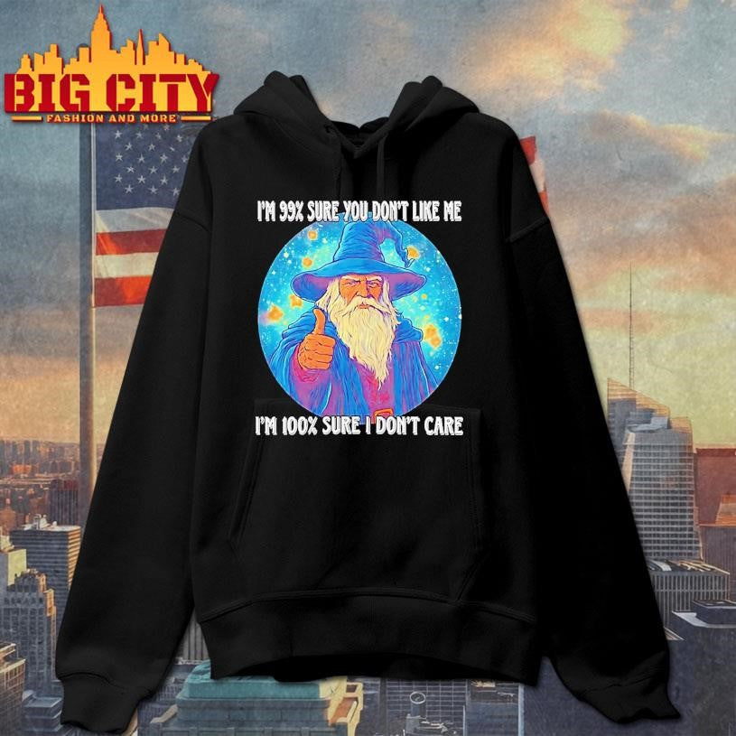 Wizard Im 99 Sure You Dont Like Me Im 100 I Dont Care Shirt