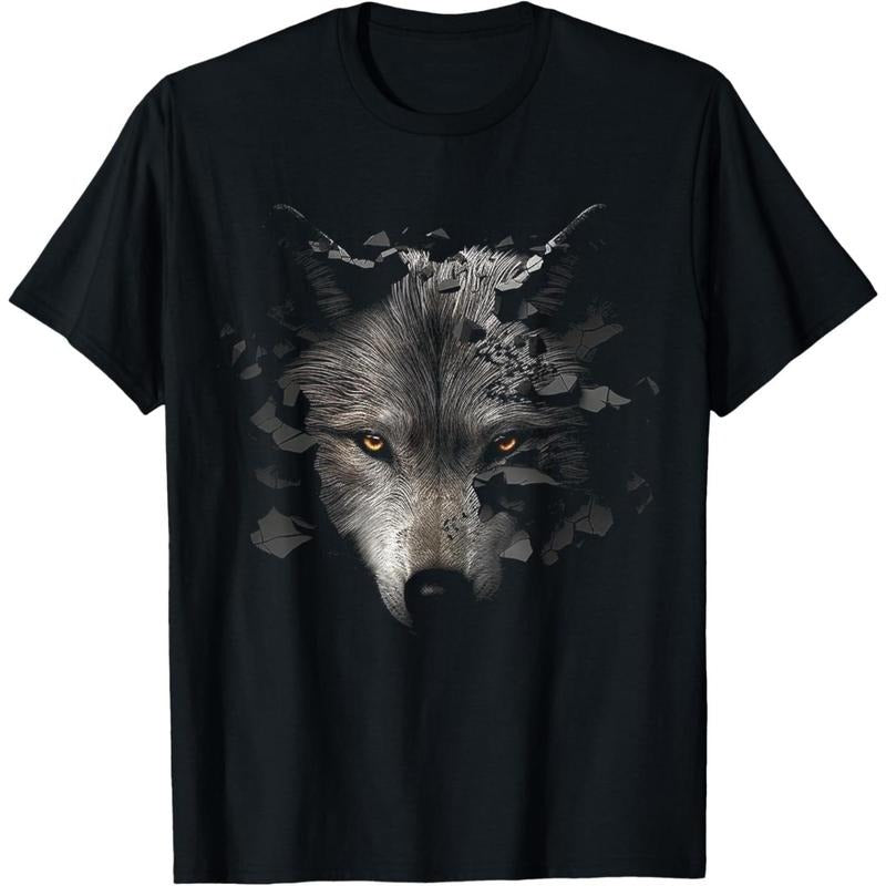 Wolf Lover Fantasy Artwork | Animal Motif Wolf T-Shirt  made in usa Hoodie, Sweatshirt | WearSparks.com
