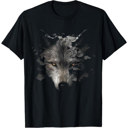 Wolf Lover Fantasy Artwork | Animal Motif Wolf T-Shirt  made in usa Hoodie, Sweatshirt | WearSparks.com