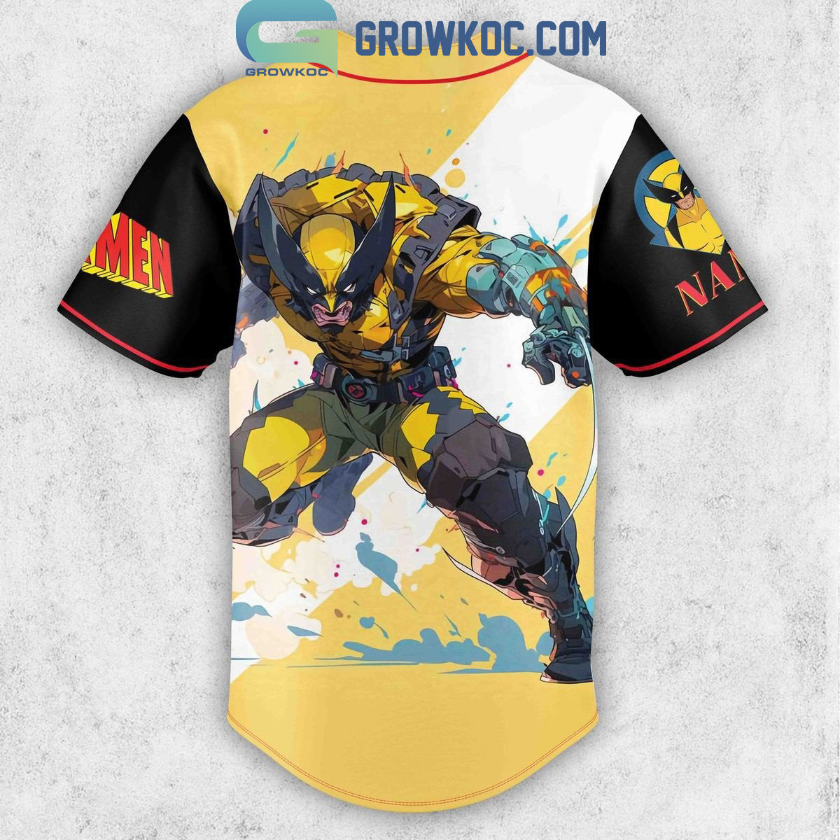 Wolverine X-Men ’97 Fan Personalized Baseball Jersey