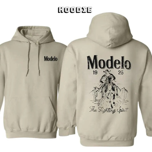 Modelo Fighting Spirit Unisex 2 Sides Hoodie/Sweatshirt/T-Shirt, For Men/Women