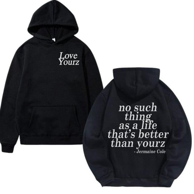 J Cole DreamVille Love YourZ Lyrics 2 Sided Graphic Hoodie/T-Shirt, For Men/Women -Unisex Style, 100% Cotton, Pullover...