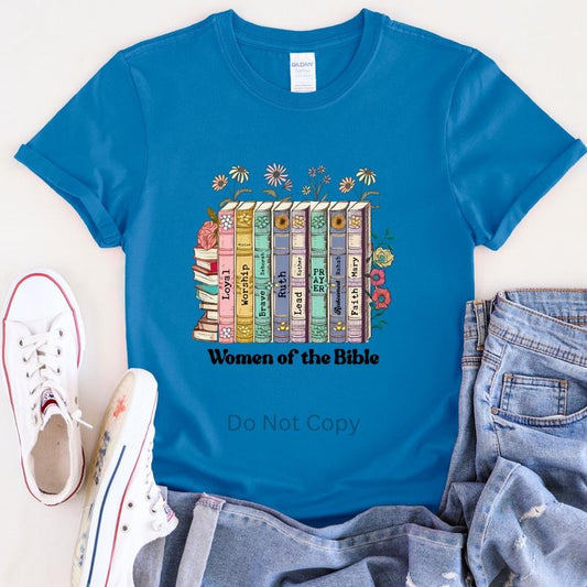 Women Of The Bible DTF Transfer T-Shirts, Hoodie, Sweatshirt | WearSparks.com