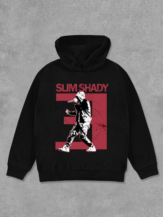 Women's Graphic Print Drop Shoulder Hoodie, Fashion Casual Long Sleeve Hooded Sweatshirt for Daily Outdoor Wear, Women...