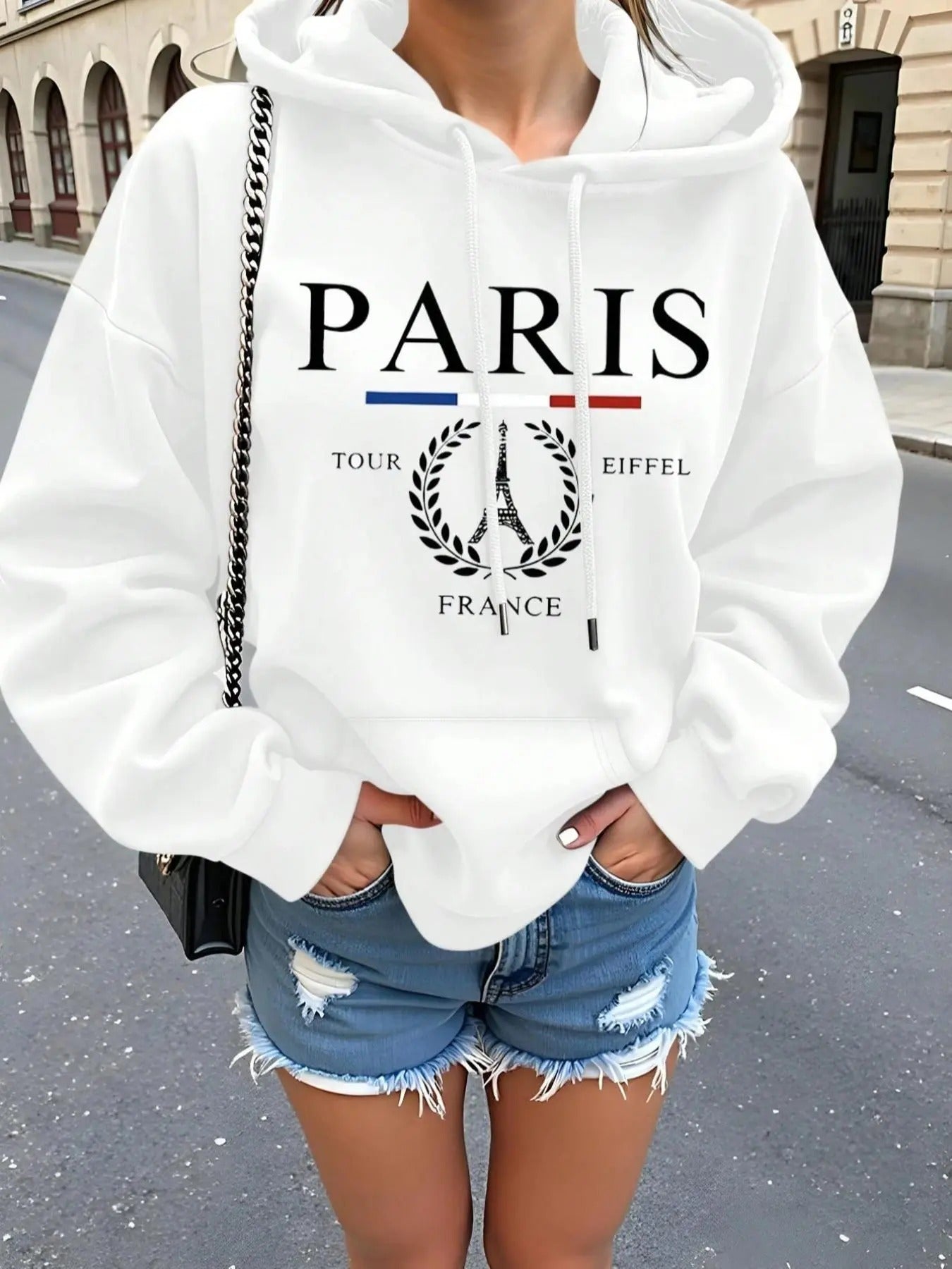 Women's Graphic Print Hoodie, Casual Long Sleeve Hooded Sweatshirt for Spring & Fall, Fashion Women's Top for Daily Wear...