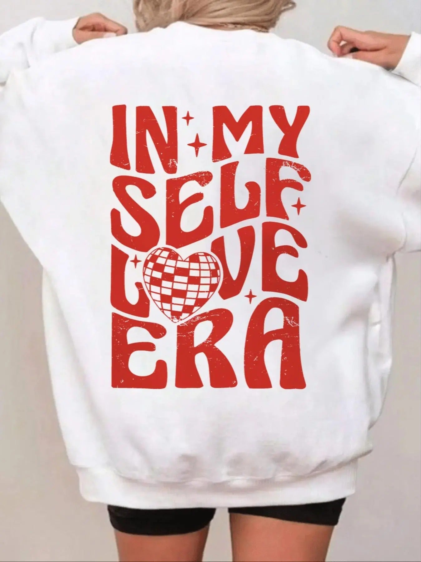 Women's Letter Print Round Neck Pullover, Fashion Casual Crew Neck Sweatshirt for Daily Holiday Outdoor Wear, Women...