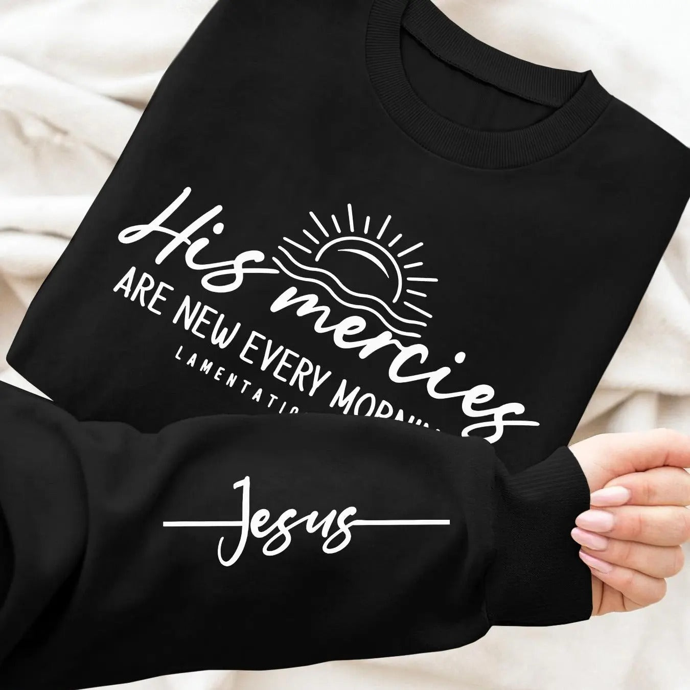 Women's Letter Print Round Neck Sweatshirt, Casual Long Sleeve Crew Neck Pullover for Fall & Winter, Women's Clothes for...