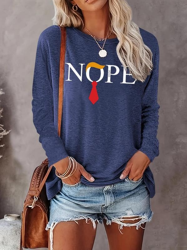Women's Letter Print Round Neck Tee, Casual Short Sleeve Crew Neck T-shirt for Daily Wear, Ladies Clothes for All...