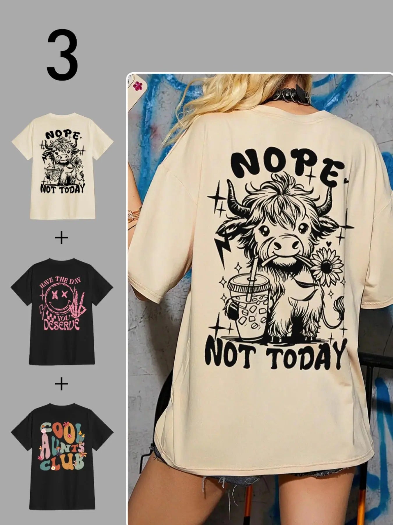 Women's Letter Print Round Neck Tee, Casual Short Sleeve T-shirt for Daily Wear, Ladies Clothes for Summer Hoodie, Sweatshirt