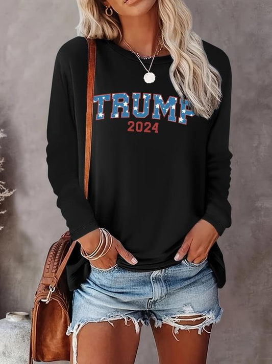 Women's Letter Print Round Neck Tee, Fashion Casual Crew Neck T-shirt for Daily Holiday Vacation Outdoor Wear, Ladies...