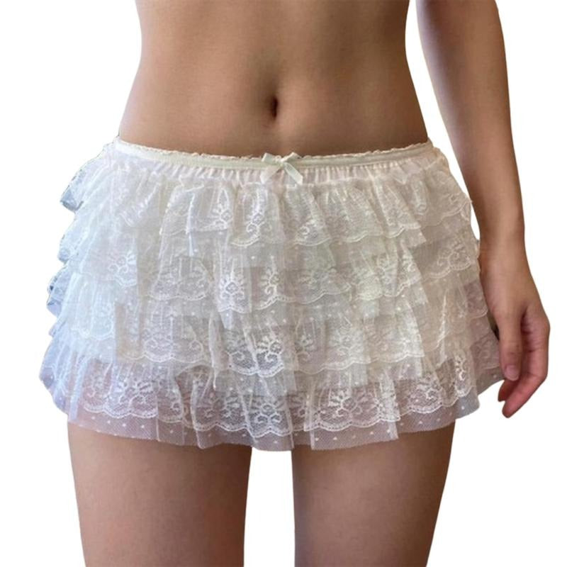 Women's Pajama Shorts Lace Ruffles Elastic Waist Comfy Sleep Shorts Summer Casual Pajama Bottoms T-Shirts, Hoodie, Sweatshirt
