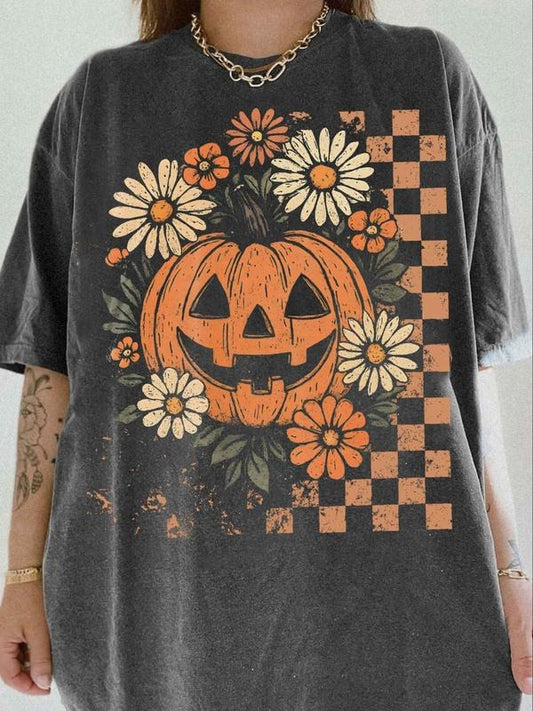 Women's Summer Casual Printed T-Shirt, Fitted Design, Moderate Fabric Thickness, Streetwear Perfect for Daily Wear &...