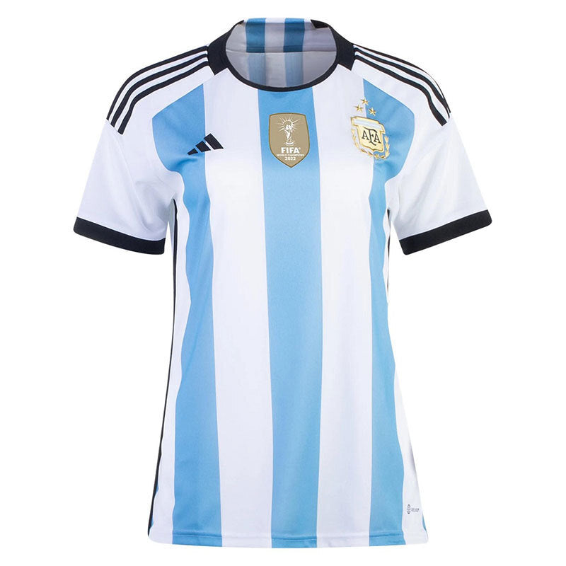 Women 2022 Argentina Home Champion Edition Soccer Jersey
