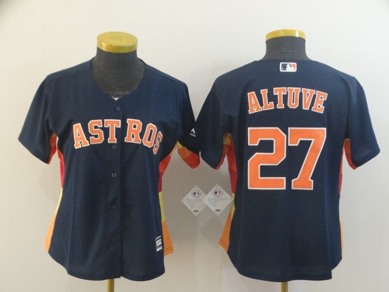 Women Houston Astros #27 Jose Altuve Style 1_1