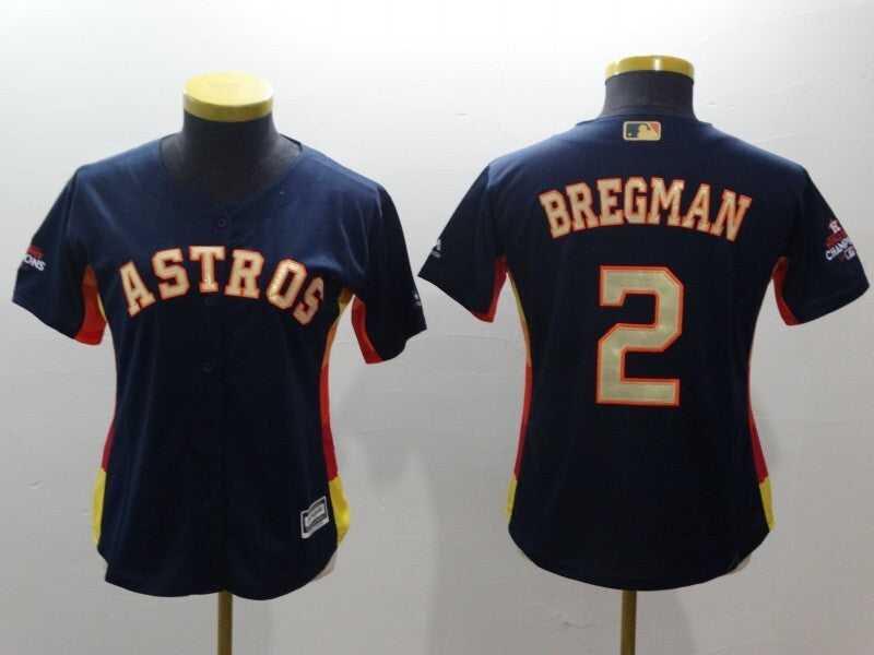 Women Houston Astros #2 Alex Bregman
