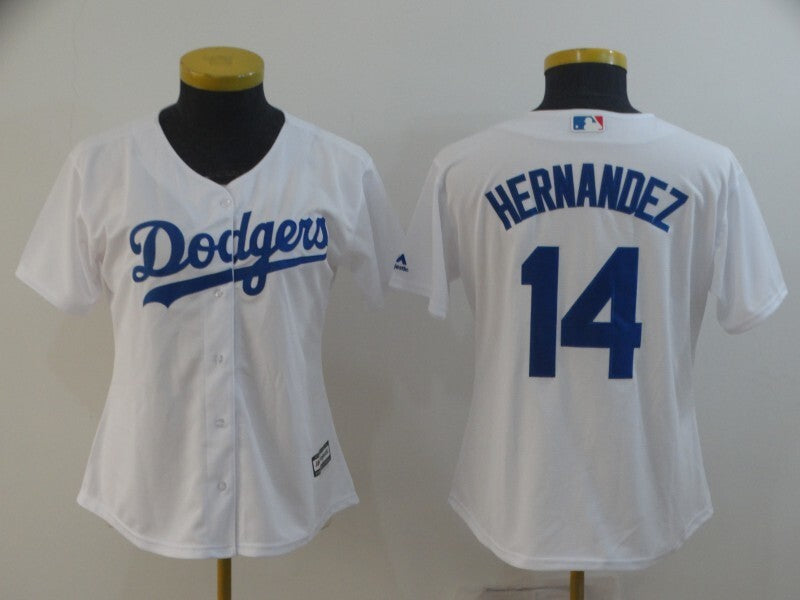 Women Los Angeles Dodgers #14 Enrique Hernandez