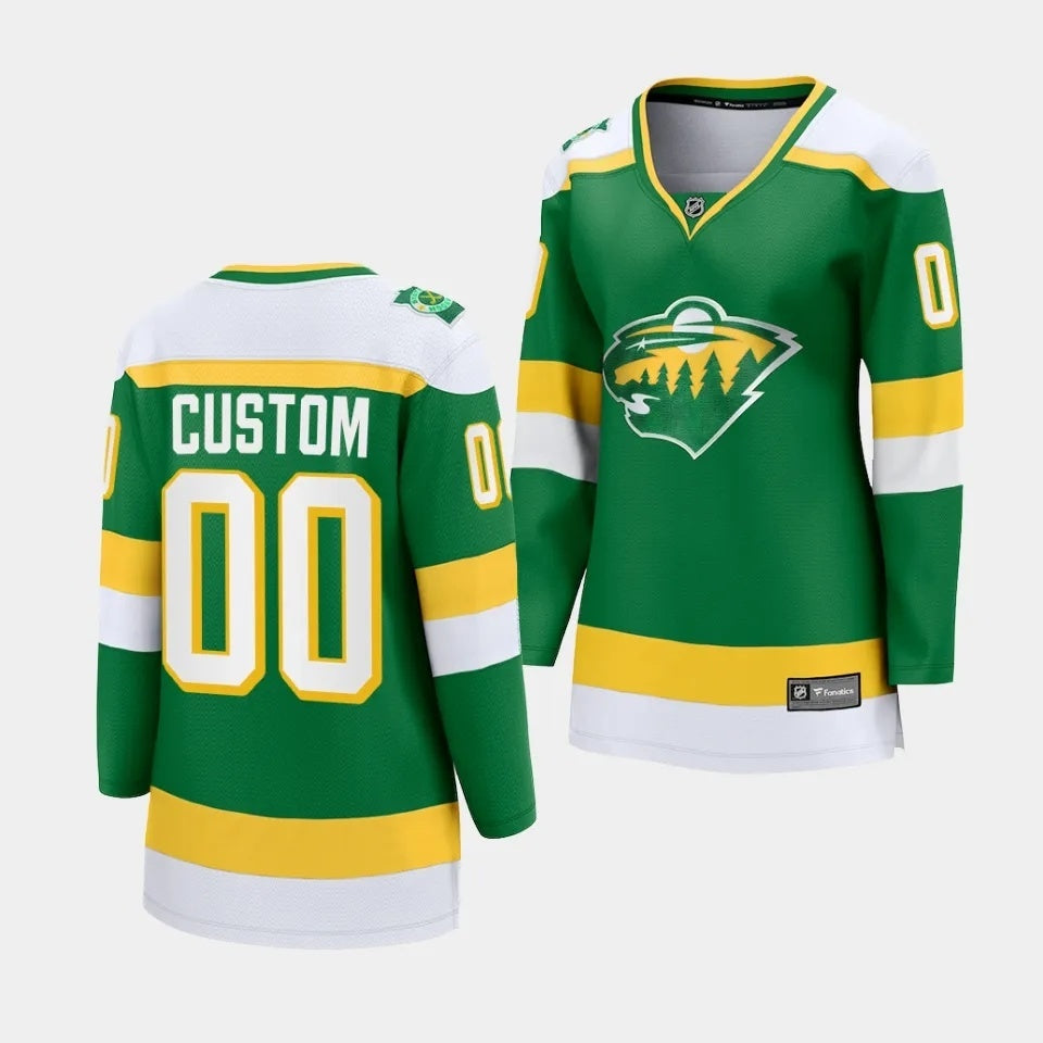 Women Minnesota Wild 2023-24 The 78S Alternate Green Jersey