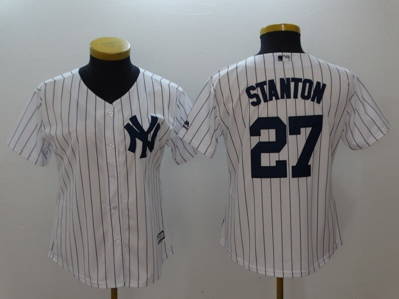 Women New York Yankees #27 Giancarlo Stanton Style 2