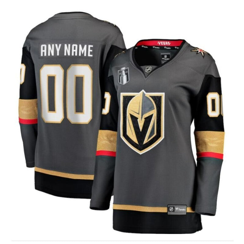 Women Vegas Golden Knights Fanatics Branded 2023 Stanley Cup Final Alternate Breakaway Custom Jersey - Black_conew1
