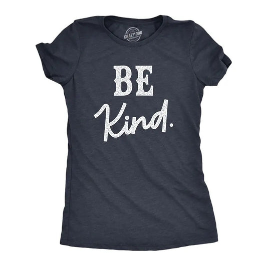 Womens Be Kind T Shirt Cute Positive Message Text Tee For Ladies Funny Womens T Shirts Cute Slimming Top Comfortable Soft...